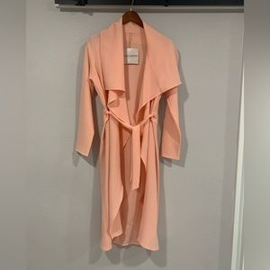 Nakedwardrobe pink duster size small